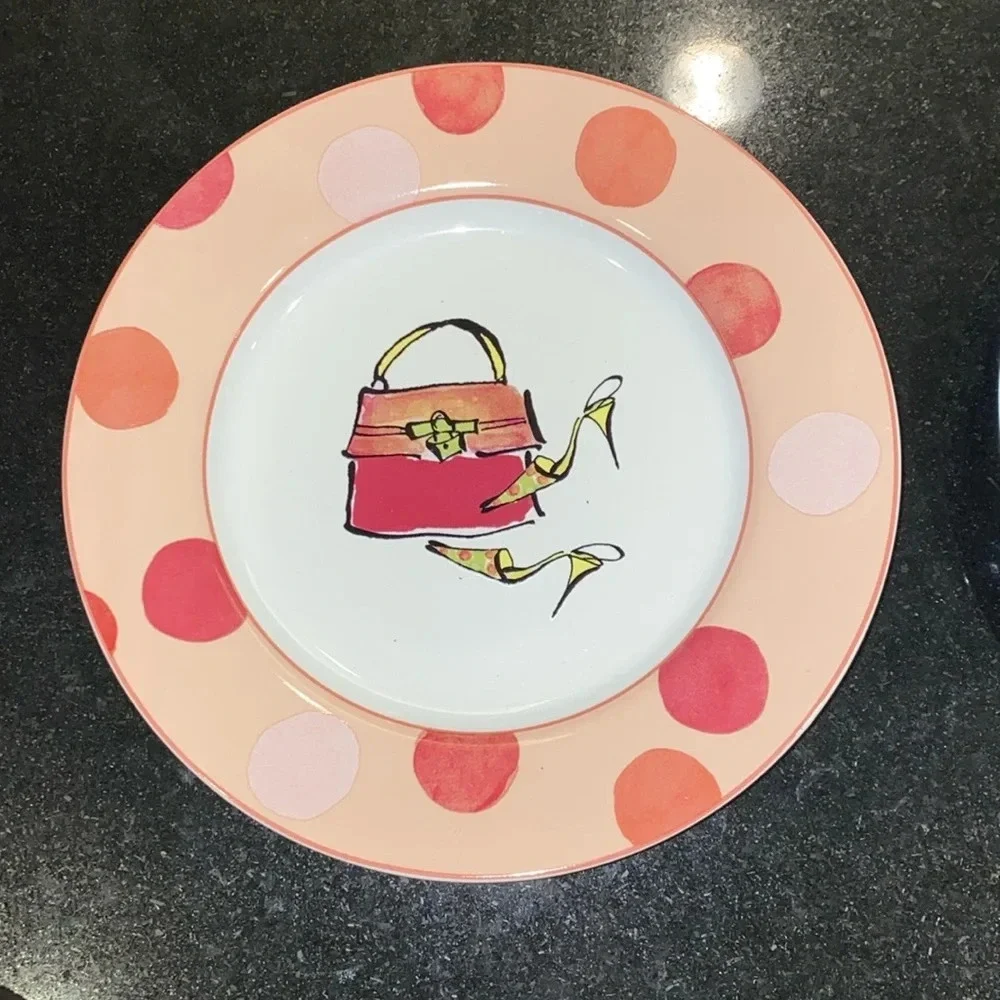 NWT Shoes & Handbags Plates NEW in Gift Box